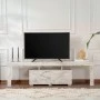 Enclave Megapap melamine TV furniture in marble effect color 180x31.3x50cm.