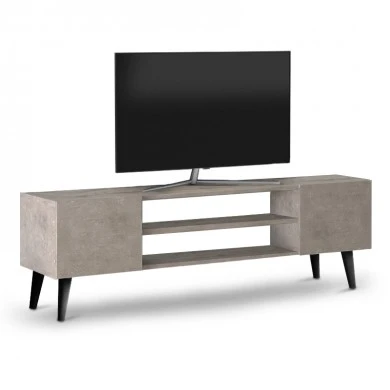 Etna Megapap melamine TV furniture in retro grey color 120x30x40cm.