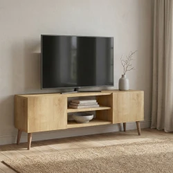 Etna Megapap melamine tv furniture in sapphire oak color 150x30x45cm.