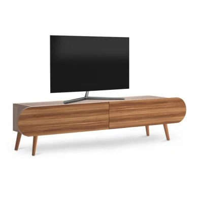 Lotus Megapap TV furniture in walnut color 120x30x40cm.