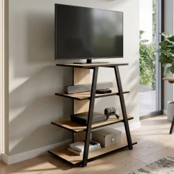 Έπιπλο τηλεόρασης Lyno Megapap χρώμα sapphire oak 70,4x54x80εκ. Έπιπλο τηλεόρασης Lyno Megapap χρώμα sapphire oak 70,4x54x80εκ.