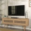 Έπιπλο τηλεόρασης Sirona Megapap χρώμα sapphire oak 140x30x55εκ.