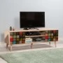Soho Megapap melamine TV furniture in sonoma color 140x40x50cm.