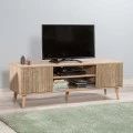 Soho Megapap melamine TV furniture in sonoma color 140x40x50cm.