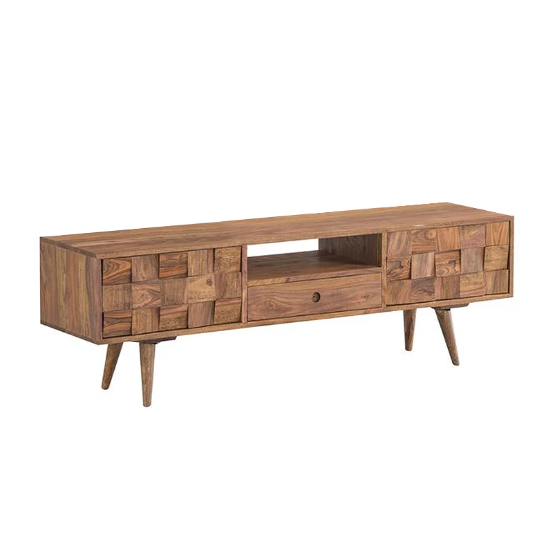 TEKA TV Board 140x35x45 Acacia Natural Finish