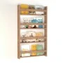Montessori Megapap melamine wall bookshelf in pine oak color 74x10x120cm.