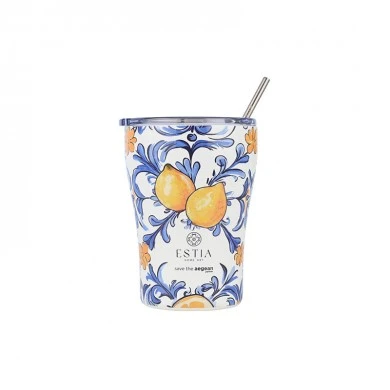 INSULATED COFFEE MUG SAVE THE AEGEAN 350ml AMALFI COAST