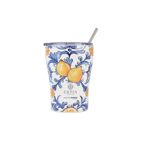 ESTIA ΘΕΡΜΟΣ COFFEE MUG SAVE THE AEGEAN 350ml AMALFI COAST