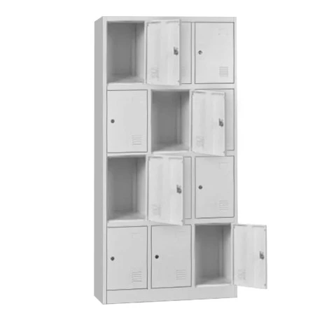 12-LOCKER Metal 90x40x185 White