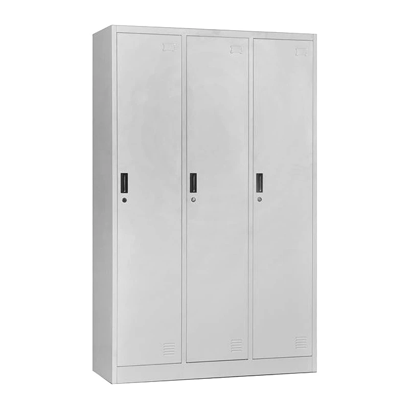 3-LOCKER Metal 115x45x185 White