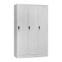 3-LOCKER Metal 115x45x185 White