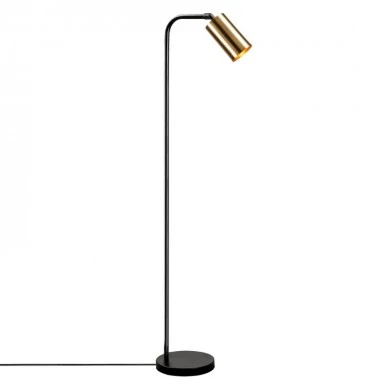 Meli Megapap metal floor lamp in black - bronze color Ø28x120cm.