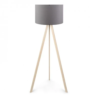 Rosling Megapap Mdf/fabric/Pvc floor lamp in natural/anthracite color 38x21x140cm.
