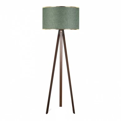 Rosling Megapap Mdf/fabric/Pvc floor lamp in walnut/cypress color 38x21x140cm.