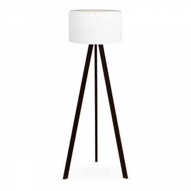 Rosling Megapap Mdf/fabric/Pvc floor lamp in black/white color 38x38x140cm.