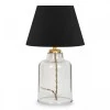 Atkinson Megapap fabric/plastic table lamp in black/golden color 22x14x30cm.