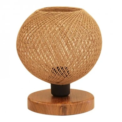 Bonnie Megapap E27 thread/Mdf table light in natural/brown color 19x15x22cm.