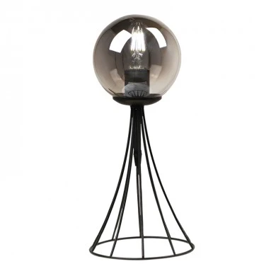 Chavi Megapap E27 metal table lamp in black color 20x20x40cm.