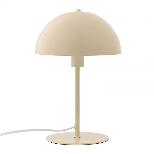 Favori Megapap E27 metal table lamp in cream color Ø25x39cm.