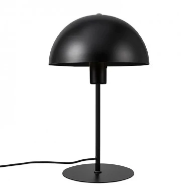 Favori Megapap E27 metal table lamp in black color Ø25x39cm.