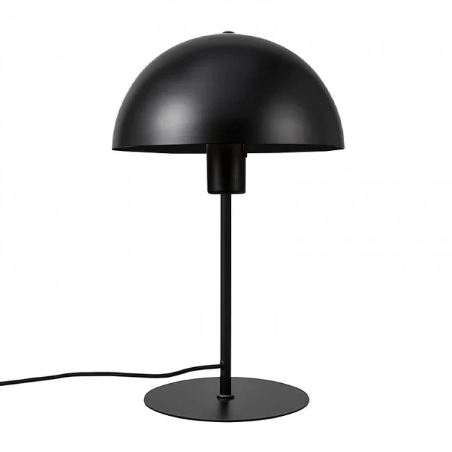 Favori Megapap E27 metal table lamp in black color Ø25x39cm.