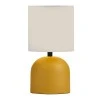 Nehora Megapap E27 metal - fabric pvc in yellow - cream color Ø15x30cm.