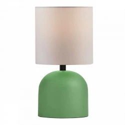 Nehora Megapap E27 metal - fabric pvc in green color Ø15x30cm.