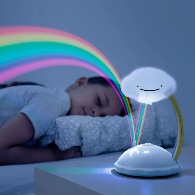 Libow rainbow LED desk lamp white color 10x16x10cm.