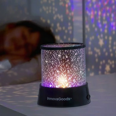 Table lamp LED color black Ø10.5x11.5cm.