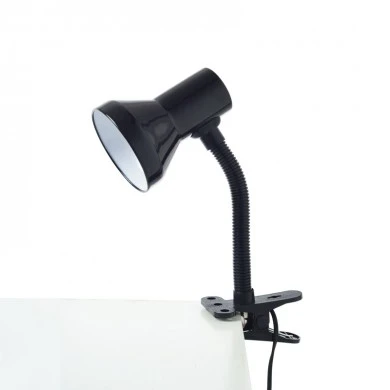 Desk lamp with clip E27 40W metal color black 10.5x14x27cm.