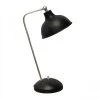Travis Megapap E14 metal table lamp in black color 16.5x11x42cm.