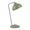 Travis Megapap E14 metal table lamp in mint green color 16.5x11x42cm.