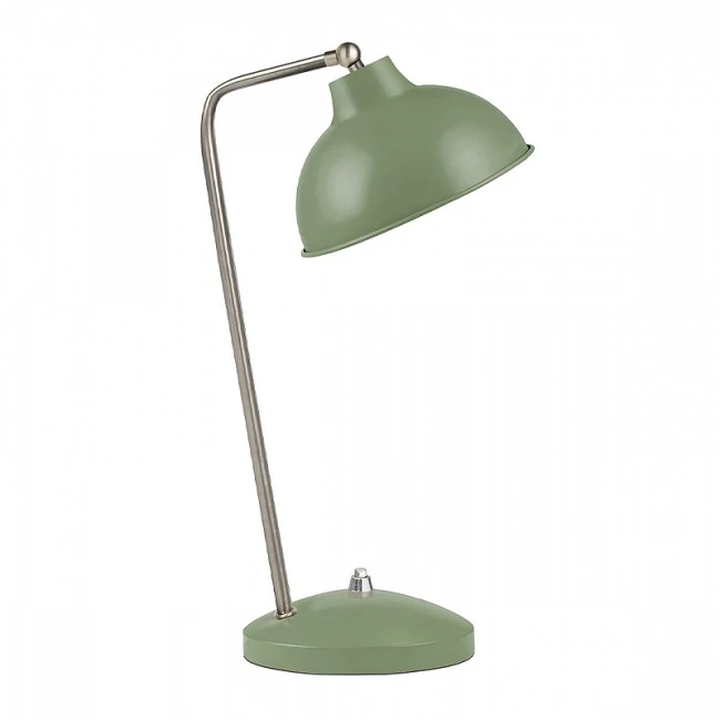 Travis Megapap E14 metal table lamp in mint green color 16.5x11x42cm.