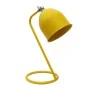 Treviso Megapap E14 metal table lamp in yellow color 11x13x30cm.
