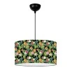 Alamea Megapap E27 fabric ceiling lamp multicolor floral Φ38x70cm.