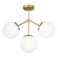 Alison Megapap metal - glass ceiling light in gold color Ø40x45cm.