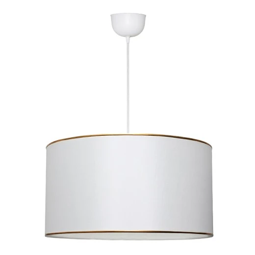 Alloy Megapap fabric ceiling lamp in white color 38x20x70cm.