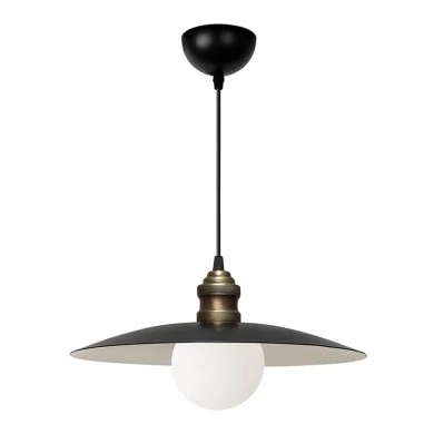 Amara Megapap  E27 metallic ceiling lamp in black color Ø38x100cm.