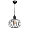 Arne Megapap metallic ceiling light in black color Ø27x75cm.