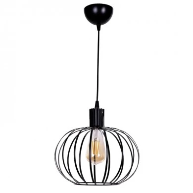 Arne Megapap metallic ceiling light in black color Ø27x75cm.