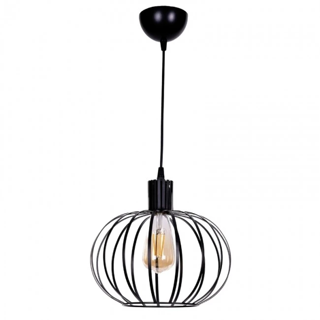 Arne Megapap metallic ceiling light in black color Ø27x75cm.