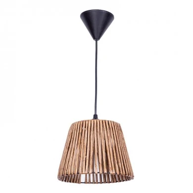 Arsenio Megapap E27 paper ceiling light in natural color 20x20x65cm.