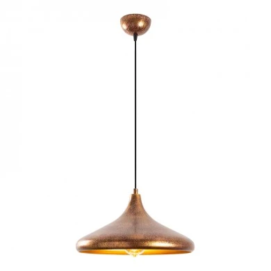 Barek Megapap E27 metallic ceiling lamp in bronze color Φ34x119cm.