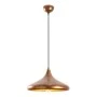 Barek Megapap E27 metallic ceiling lamp in bronze color Φ34x119cm.