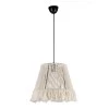Braga Megapap E27 rope ceiling light in white color 30x30x75cm.