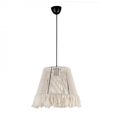 Braga Megapap E27 rope ceiling light in white color 30x30x75cm.