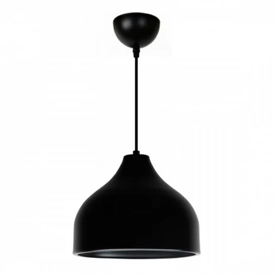 Damon Megapap E27 metallic ceiling lamp in black color Φ17x70cm.