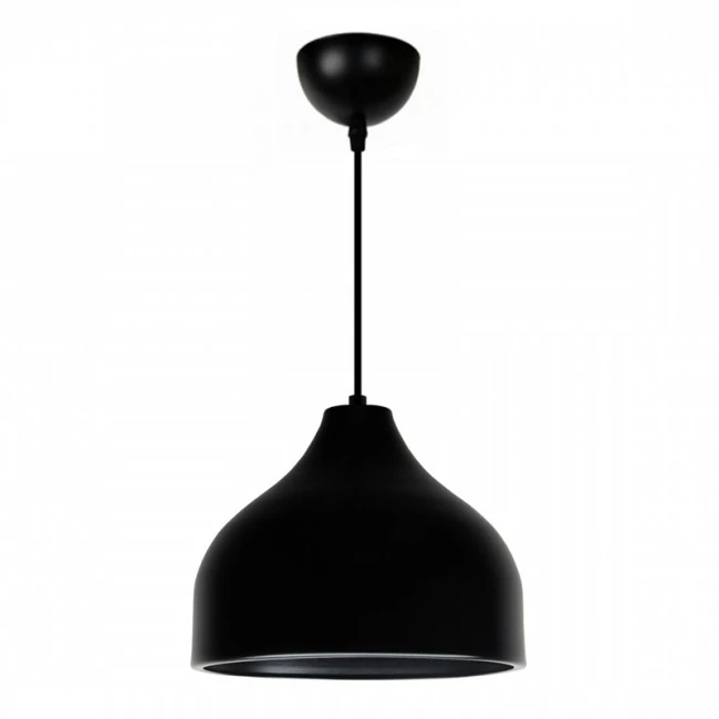 Damon Megapap E27 metallic ceiling lamp in black color Φ17x70cm.