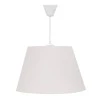 Elanor Megapap fabric ceiling lamp in white color 37x21x70cm.