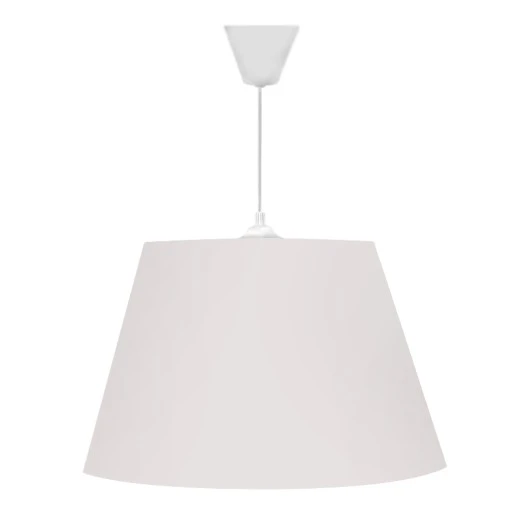 Elanor Megapap fabric ceiling lamp in white color 37x21x70cm.
